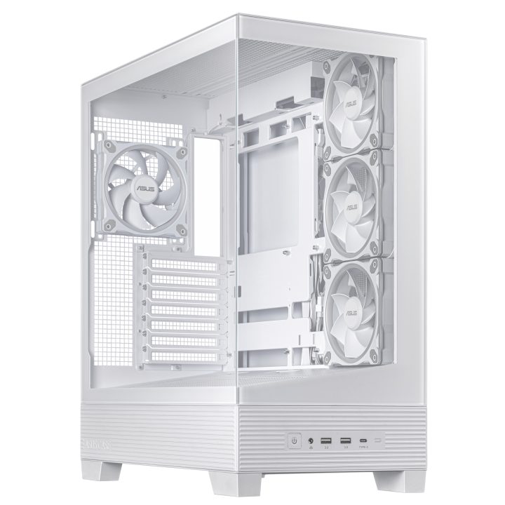 ASUS A31 Plus TG ARGB WHITE Midi Tower White