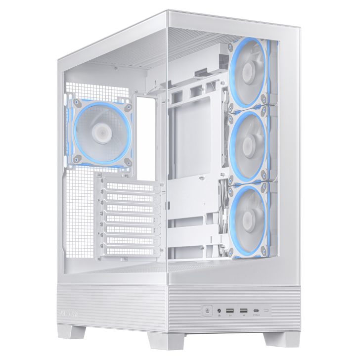 ASUS A31 Plus TG ARGB WHITE Midi Tower White
