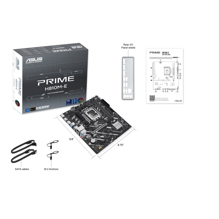 ASUS PRIME H810M-E-CSM Intel H810 LGA 1851 (Socket V1) micro ATX