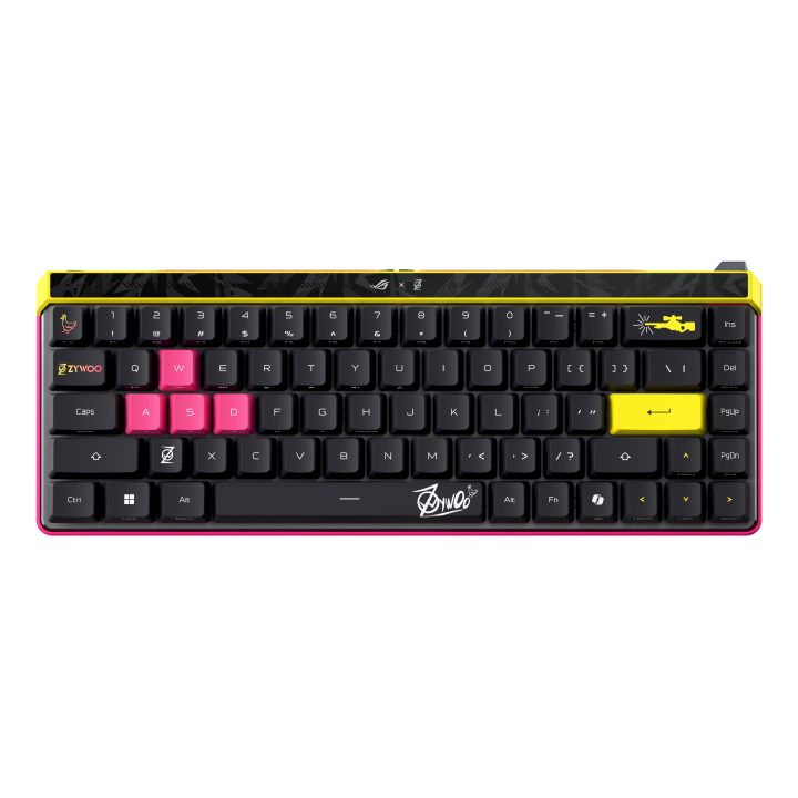 ASUS ROG Falchion Ace HFX ZywOo Edition teclado Juego USB QWERTY…