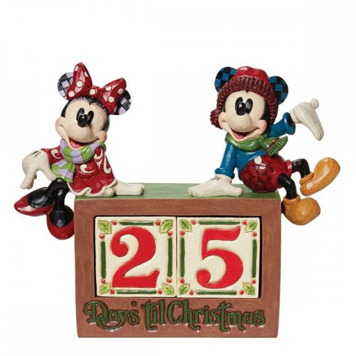 Enesco Disney Mickey & Minnie Christmas Calendar Figure