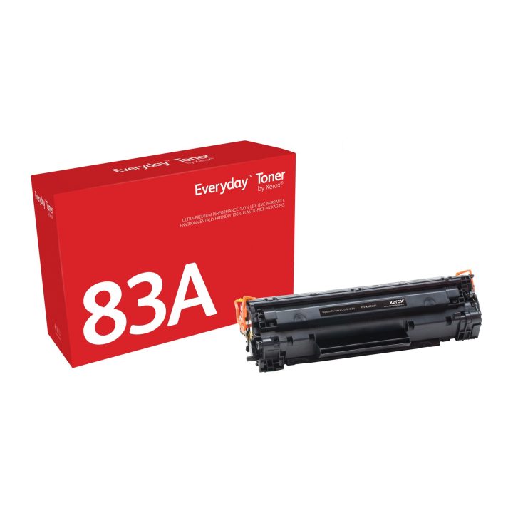Xerox Everyday™ Black Toner Compatible with HP 83A (CF283A), Standard…