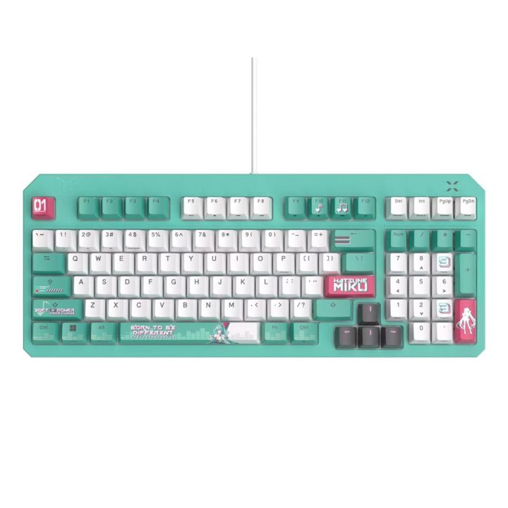 ASUS TUF Gaming K3 Gen II Hatsune Miku Edition teclado Juego USB…