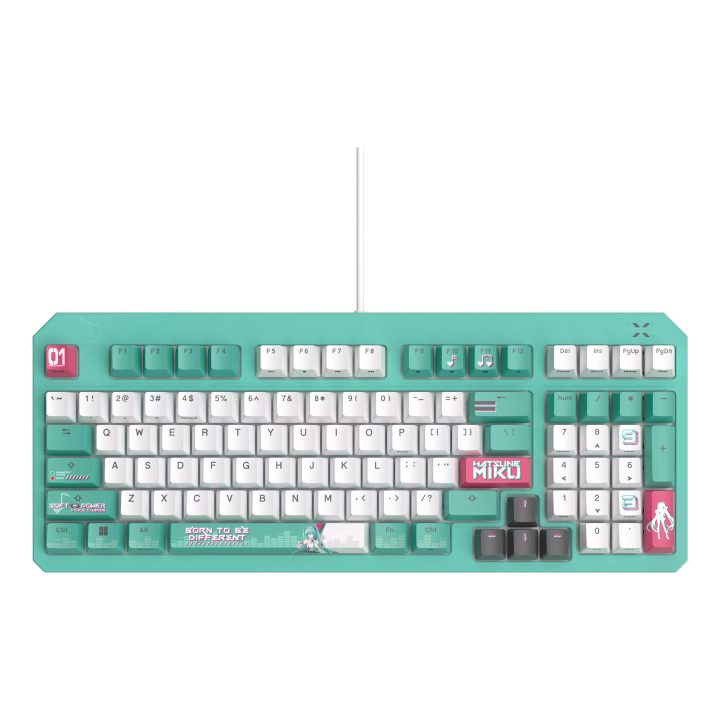 ASUS TUF Gaming K3 Gen II Hatsune Miku Edition Gaming Keyboard USB…