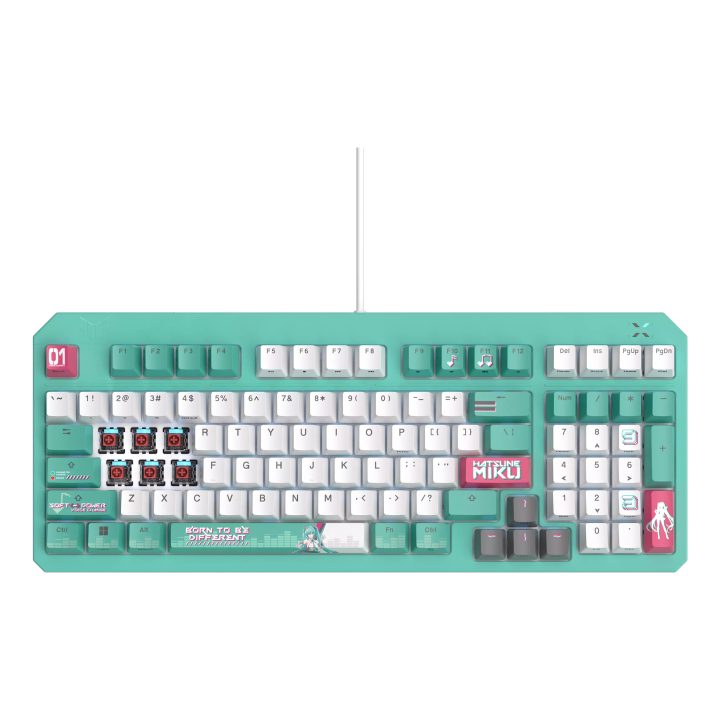 ASUS TUF Gaming K3 Gen II Hatsune Miku Edition Teclado de Jogo USB…