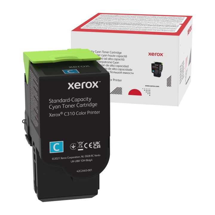 Cartucho de toner ciano de capacidade padrão Xerox C310/C315 (2000…