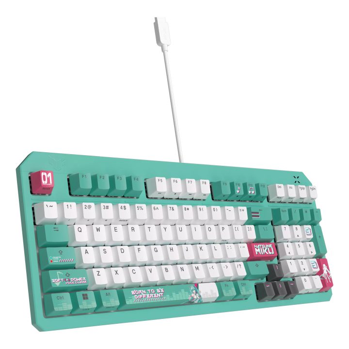 ASUS TUF Gaming K3 Gen II Hatsune Miku Edition Teclado de Jogo USB…