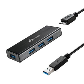j5create JUH340-N 4-Port USB 3.0 Mini HUB - EU/RU