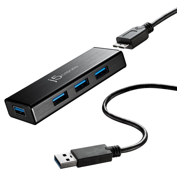 j5create JUH340-N 4-Port USB 3.0 Mini HUB - EU/RU