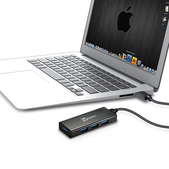 j5create JUH340-N 4-Port USB 3.0 Mini HUB - EU/RU