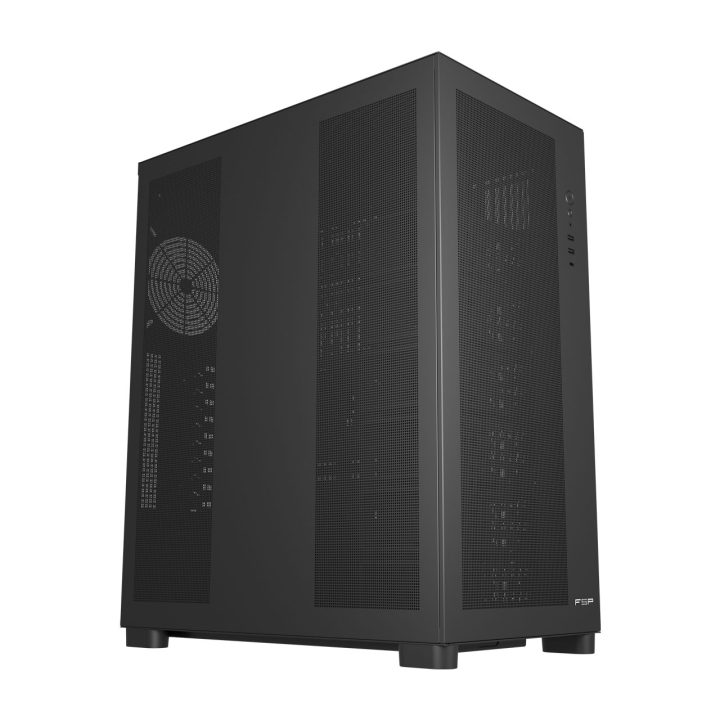 Gabinete Full Tower FSP U500-B mITX, mATX, ATX, E-ATX, CEB, EEB Preto
