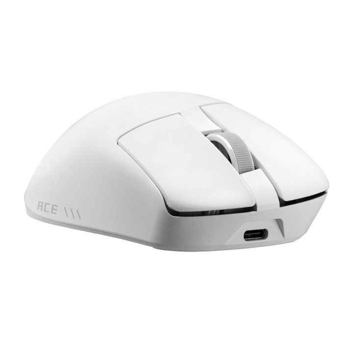 ASUS ROG Gladius IV Ace WHT Right-Handed Gaming Mouse RF Wireless +…