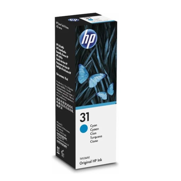HP Original 31 Cyan Ink Bottle 70 ml
