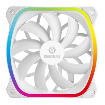 Ventoinha de caixa gaming Enermax Squa RGB 120 mm branca…