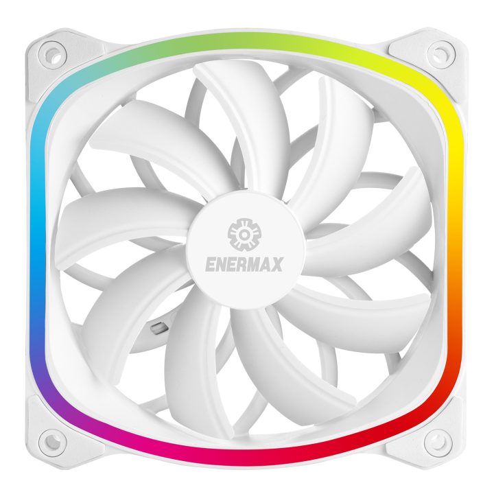 Ventoinha de caixa gaming Enermax Squa RGB 120 mm branca…