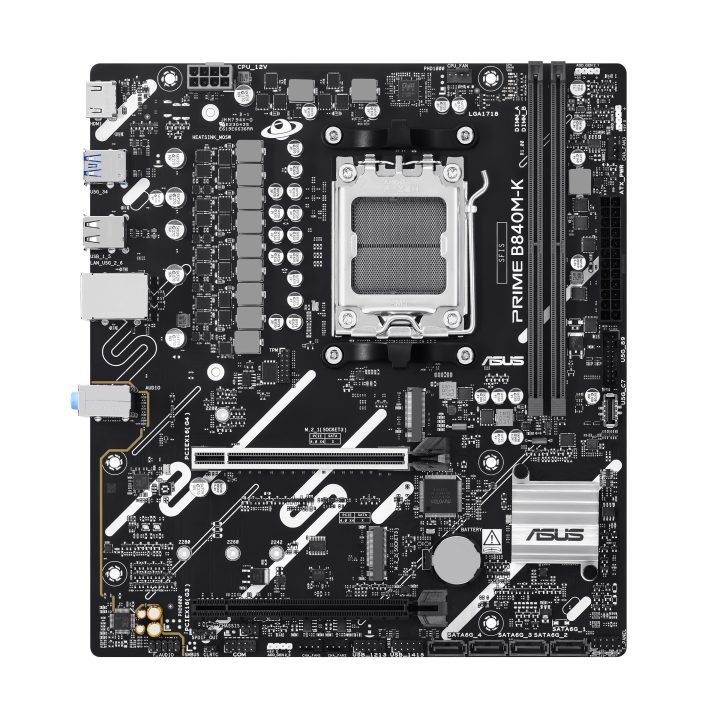 ASUS PRIME B840M-K AMD B840 AM5 Socket micro ATX