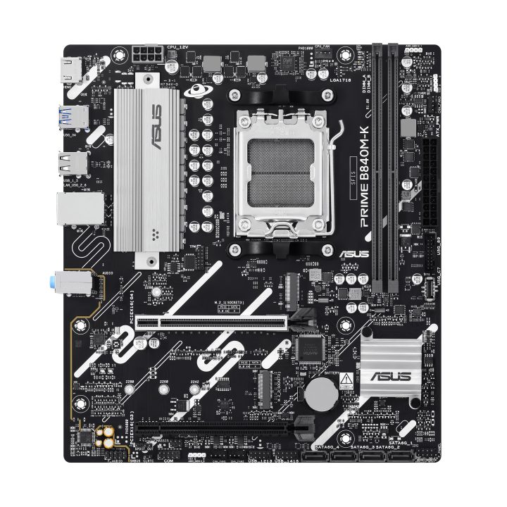 ASUS PRIME B840M-K AMD B840 AM5 Socket micro ATX