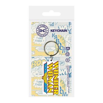 Pyramid DC Comics Wonder Woman Logo Keychain (RK38189C)