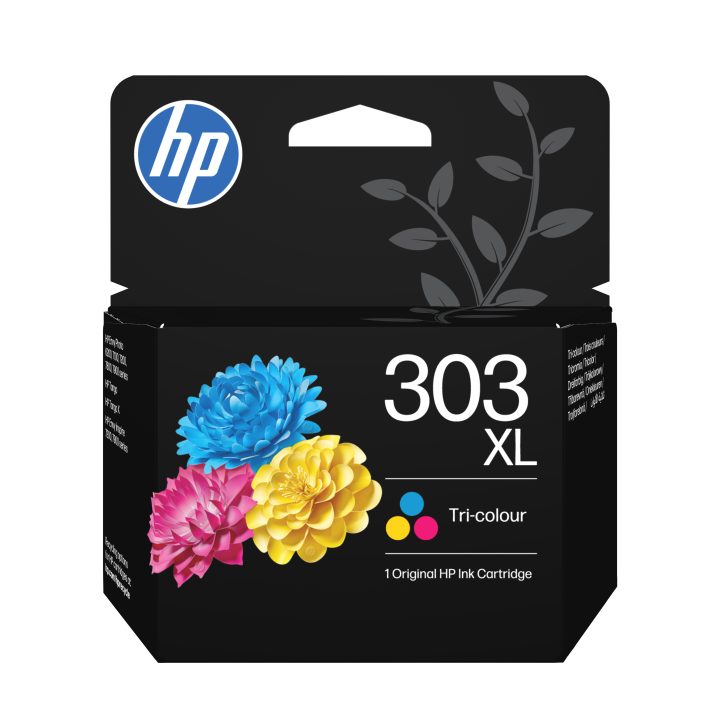 HP Cartucho de tinta Original 303XL tricolor de alta capacidade