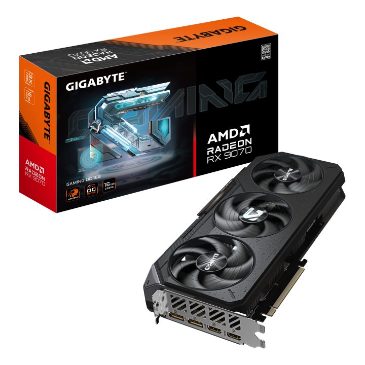 GIGABYTE Radeon RX 9070 GAMING OC 16G Placa Gráfica