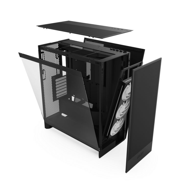 NZXT H7 Flow RGB Mid-Tower Case Black (CM-H72FB-R1)