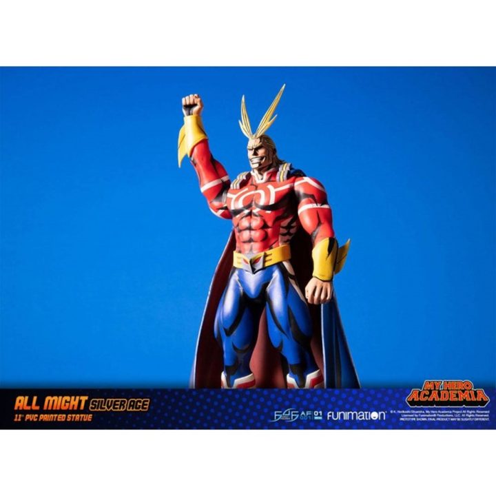 First 4 Figures My Hero Academia All Might Silver Age Figure…