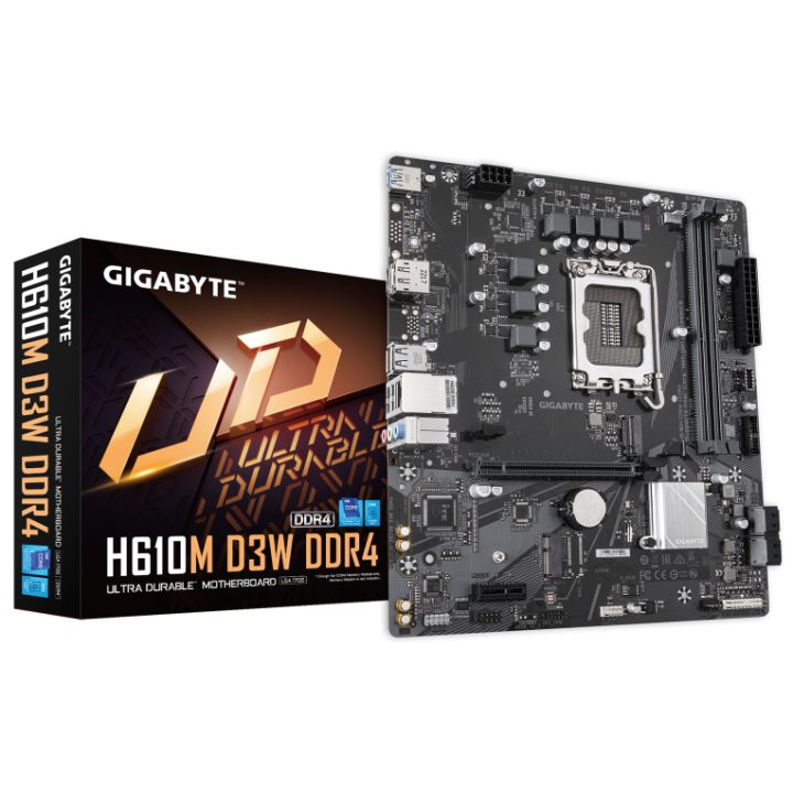 GIGABYTE H610M D3W DDR4 Motherboard - Compatível com processadores…