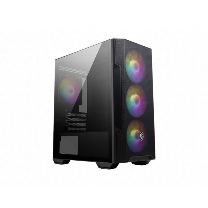 MSI MAG Forge M100R Micro Torre Preto, Transparente