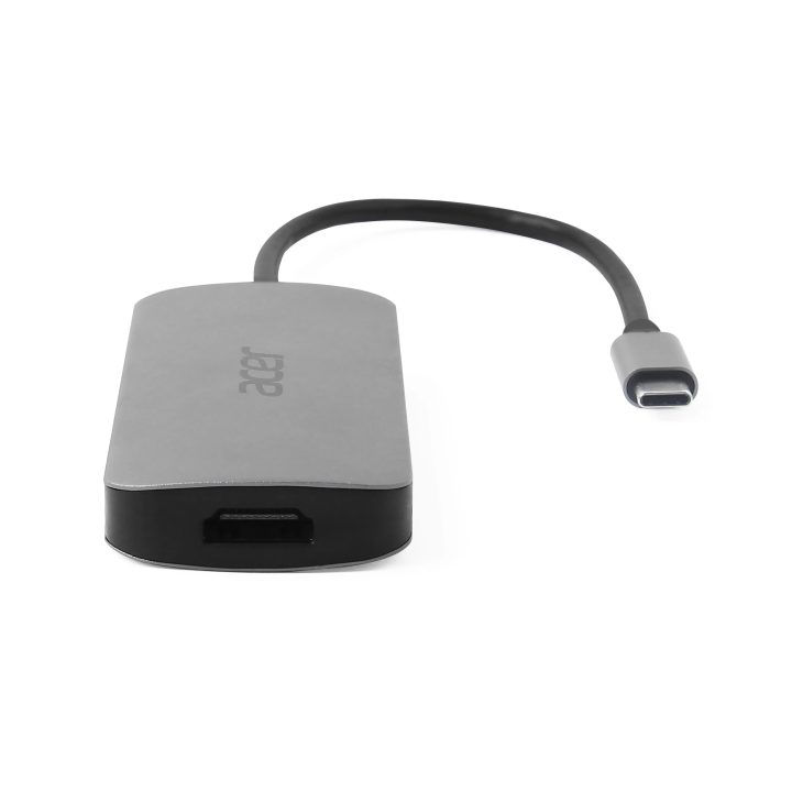 Acer 7in1 Wired USB 3.2 Gen 1 (3.1 Gen 1) Type-C Dongle Silver