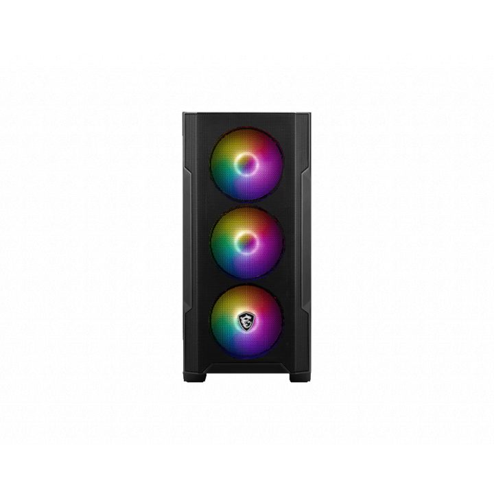MSI MAG Forge M100R Micro Tower Black, Transparent