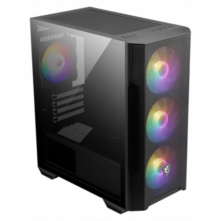 MSI MAG Forge M100R Micro Torre Preto, Transparente