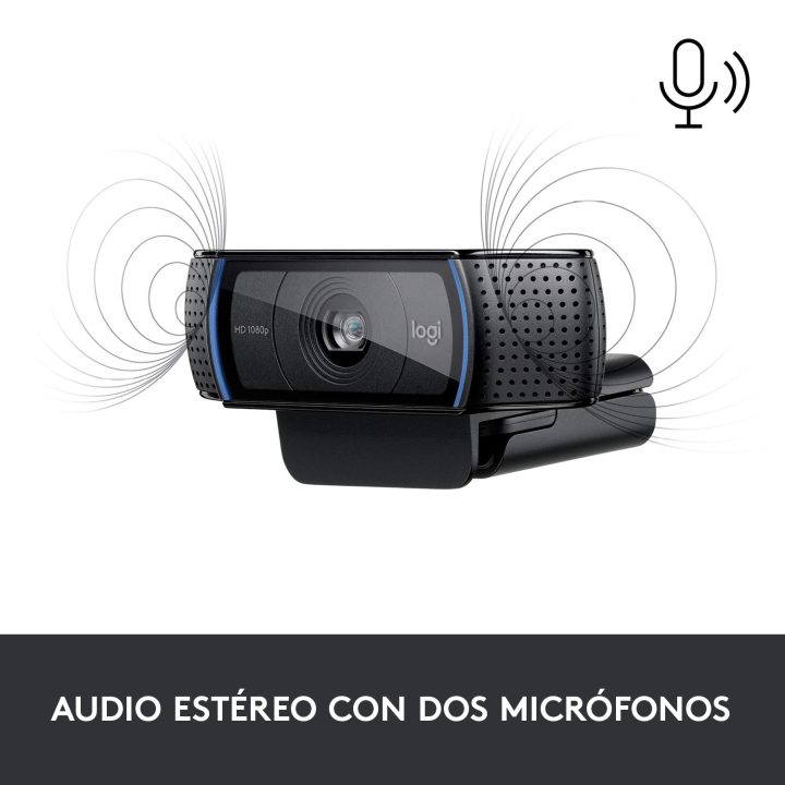 Logitech C920 Pro HD câmara web 3 MP 1920 x 1080 Pixéis USB Preto