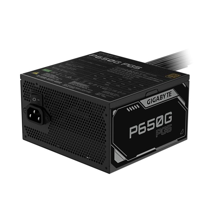 Fonte de alimentação GIGABYTE P650G PCIE 5.1 – PCIe 5.1, 80 PLUS…