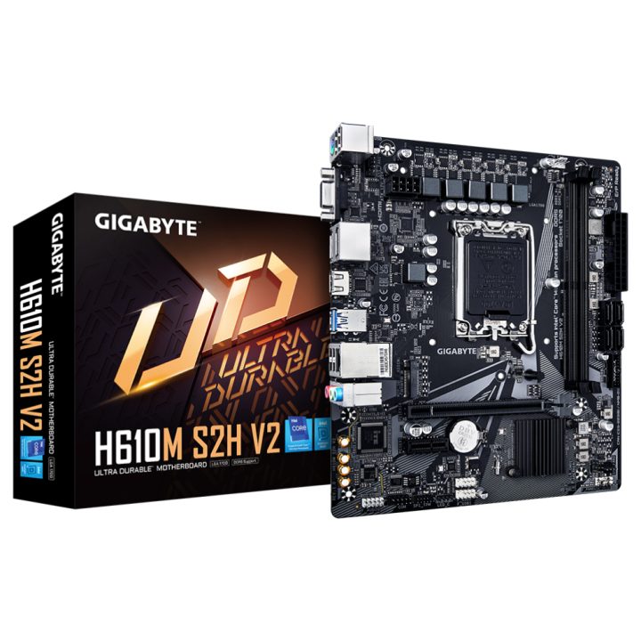 GIGABYTE H610M S2H V2 Motherboard - Suporta CPUs Intel Core de 14.ª…