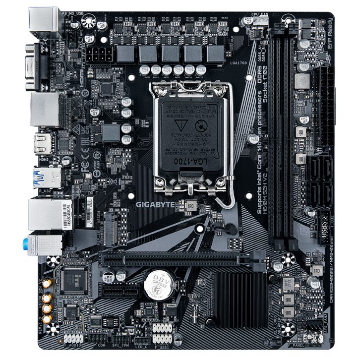 GIGABYTE H610M S2H V2 Motherboard - Suporta CPUs Intel Core de 14.ª…