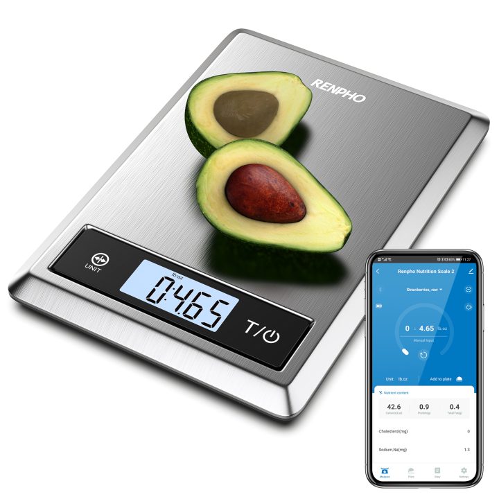Renpho Calibra 1 Rectangular Countertop Digital Kitchen Scale