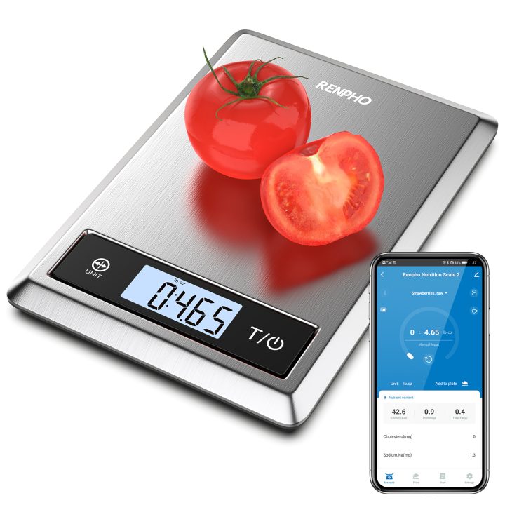 Renpho Calibra 1 Rectangular Countertop Digital Kitchen Scale