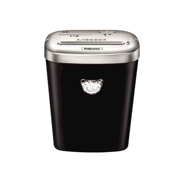 Fellowes 53C Cross-Cut Paper Shredder 22 cm Black