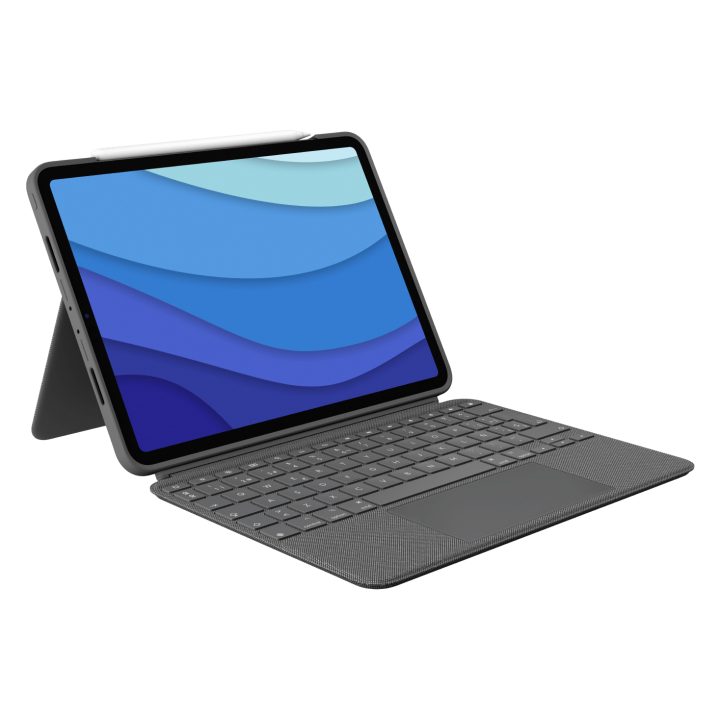 Logitech Combo Touch QWERTY Español Smart Connector Cinzento