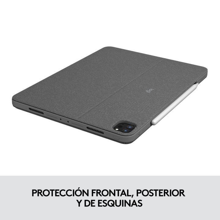 Logitech Combo Touch QWERTY Spanish Smart Connector Gray