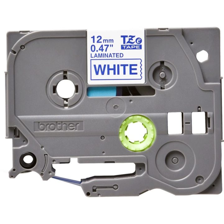 Brother TZE-233 fita para impressora de etiquetas Azul sobre branco