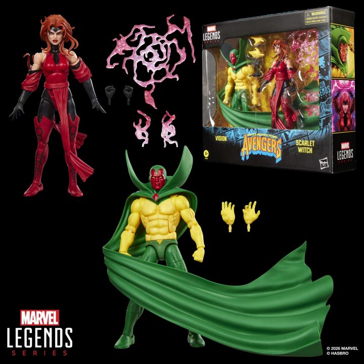 Marvel Legends Series Visão e Feiticeira Escarlate