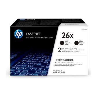 HP Pacote de 2 cartuchos de toner preto Originais LaserJet 26X de…
