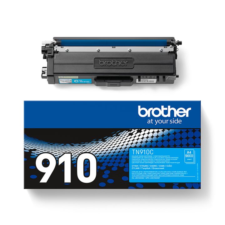 Brother TN-910C cartucho de tóner 1 pieza(s) Original Cian