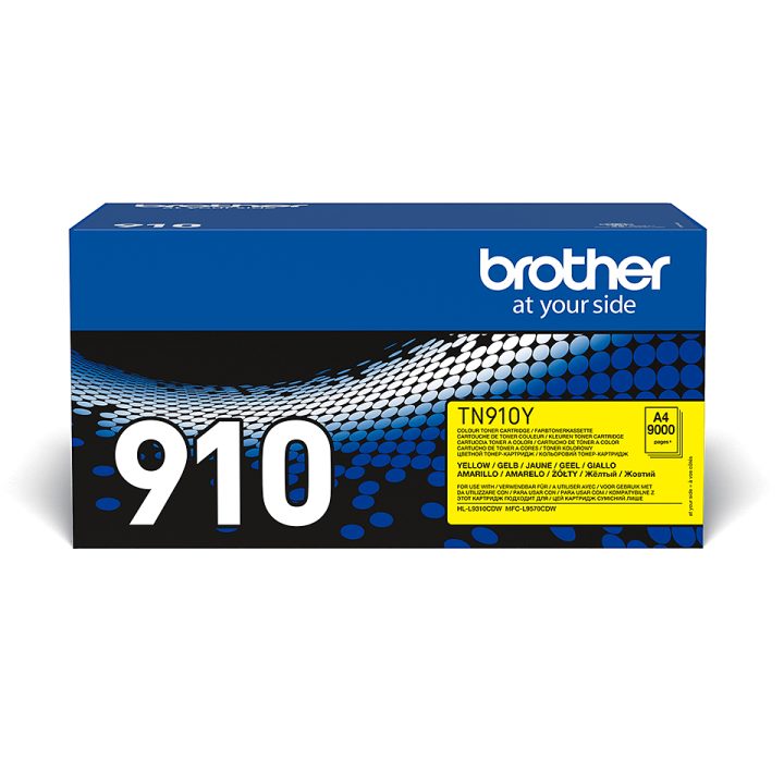 Brother TN-910Y toner cartridge 1 piece(s) Original Yellow