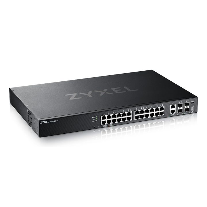Zyxel XGS2220-30 Gerido L3 Gigabit Ethernet (10/100/1000) Preto