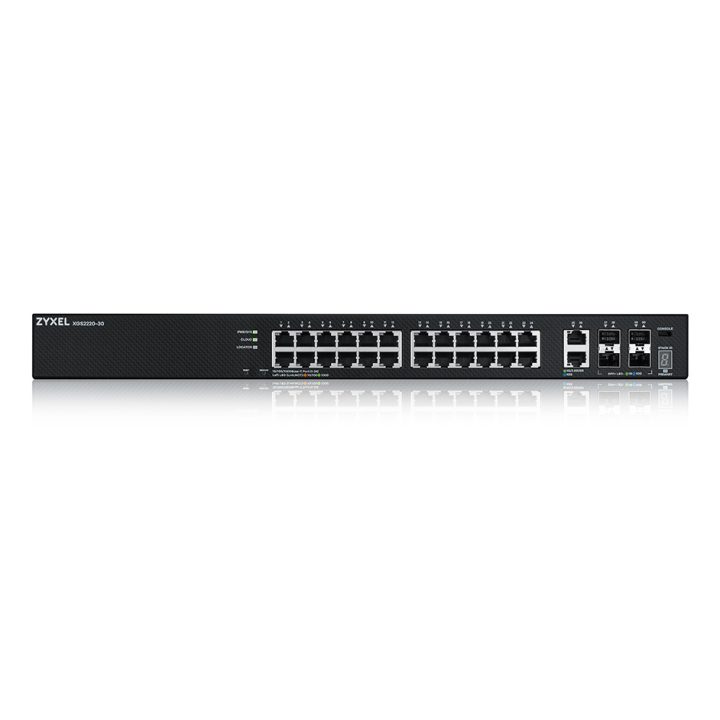 Zyxel XGS2220-30 Gerido L3 Gigabit Ethernet (10/100/1000) Preto