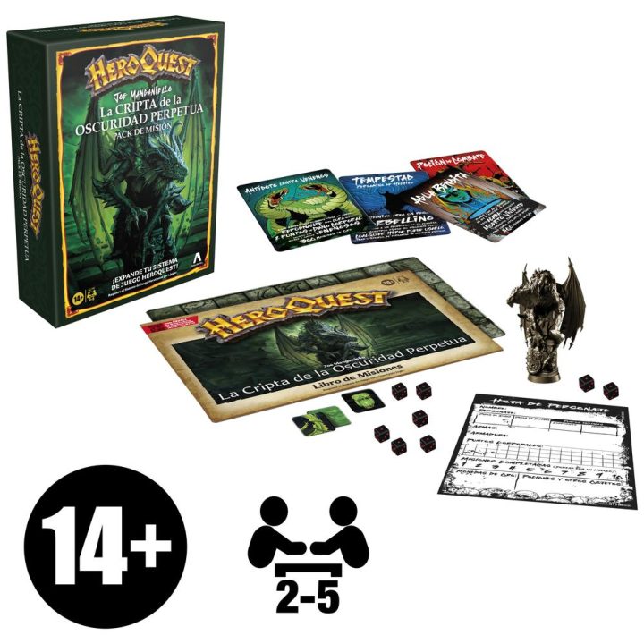 Hasbro Gaming Avalon Hill HeroQuest A Cripta da Escuridão Perpétua de…