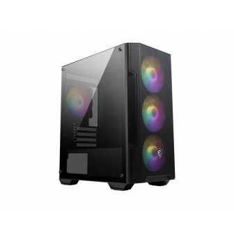 MSI MAG Forge M100A Micro Torre Negro, Transparente