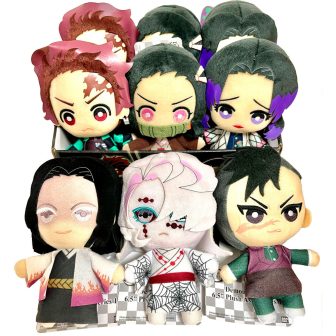 Set peluches Banpresto kimetsu no yaiba demon slayer 9 unidades…